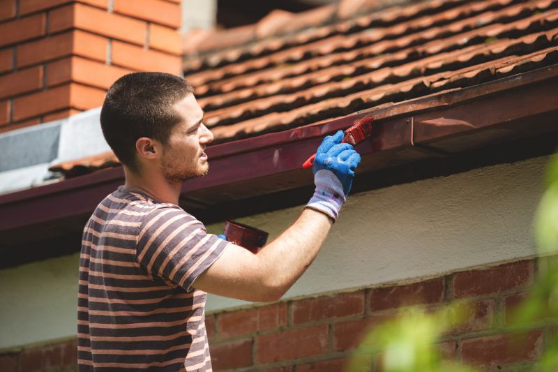 Gutter Painting Preparation